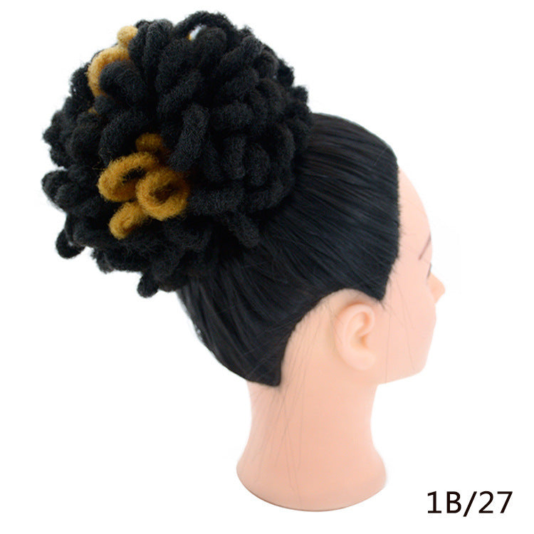 African Wig Bun Hair Bag Drawstring Dreadlocks Afro Hair Bag - KuzuSHOP