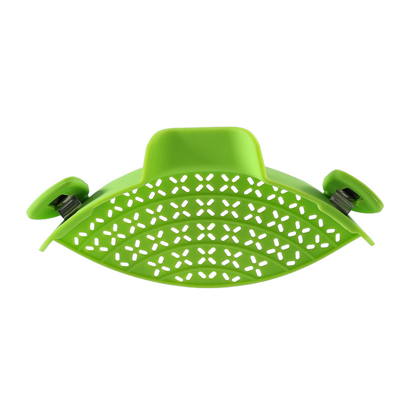 Kitchen Gadgets Silicone Pot Side Drain Stopper - KuzuSHOP