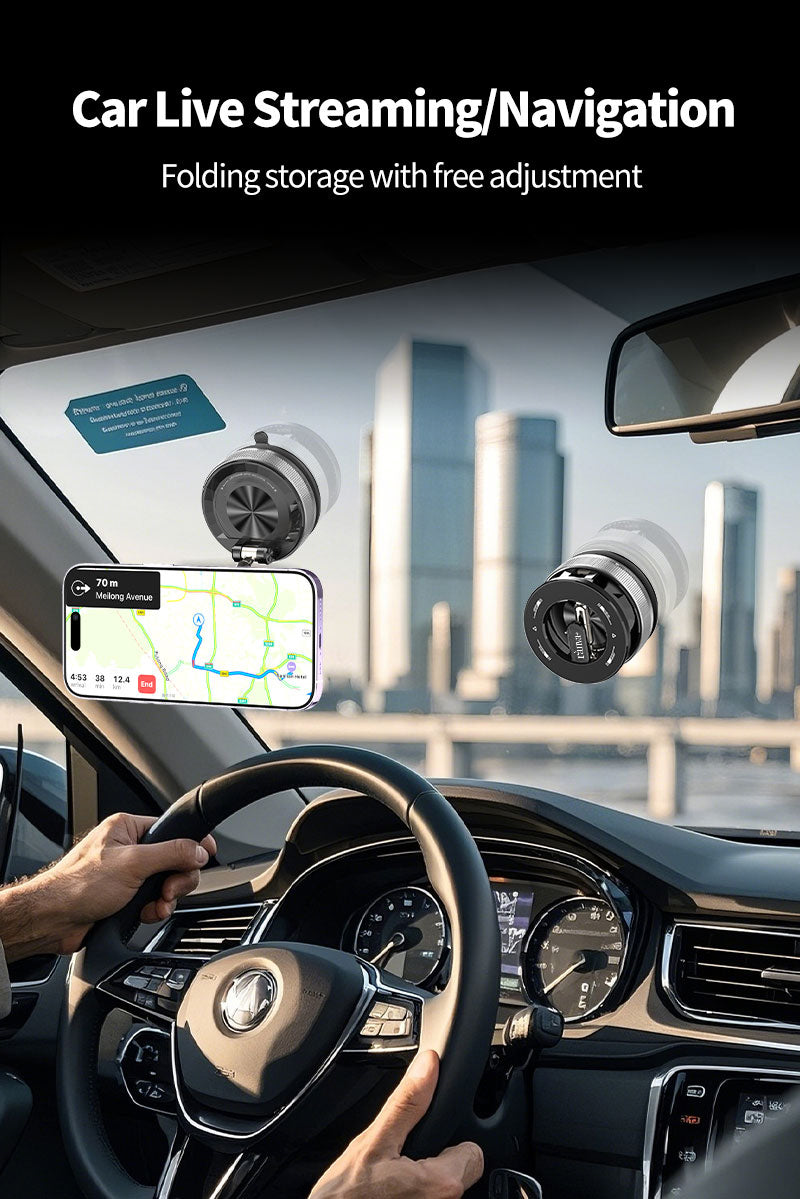 ranva+ vacuum suction magnetic bracket mobile phone holder