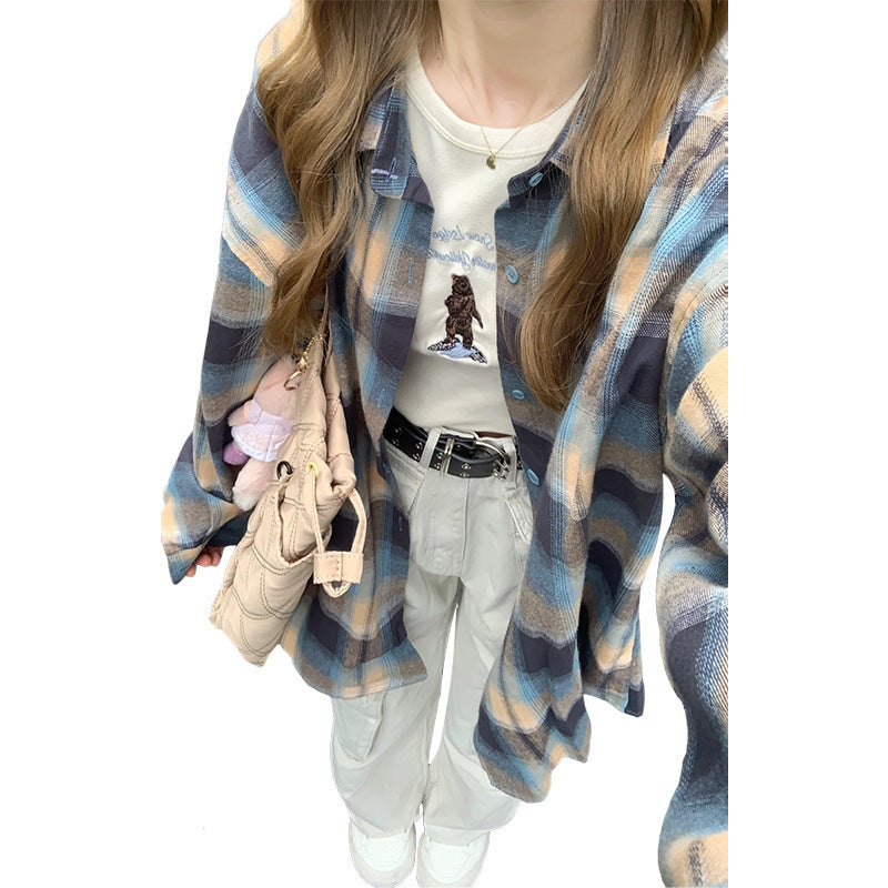 Ladies New French Shirt Long Sleeve Top - KuzuSHOP