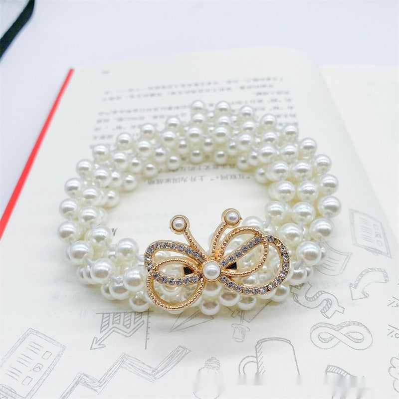 Fashion Jewelry Women's White Pearl Waist Chain Decoration - KuzuSHOP
