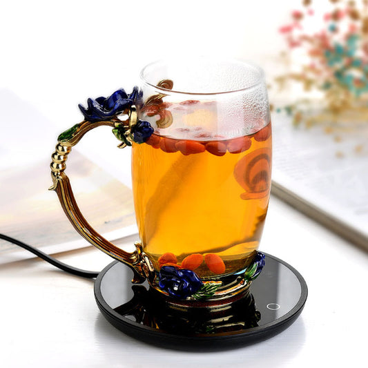 Coffee Mug Cup Warmer for Home Office Milk Tea Water Heating - KuzuSHOP