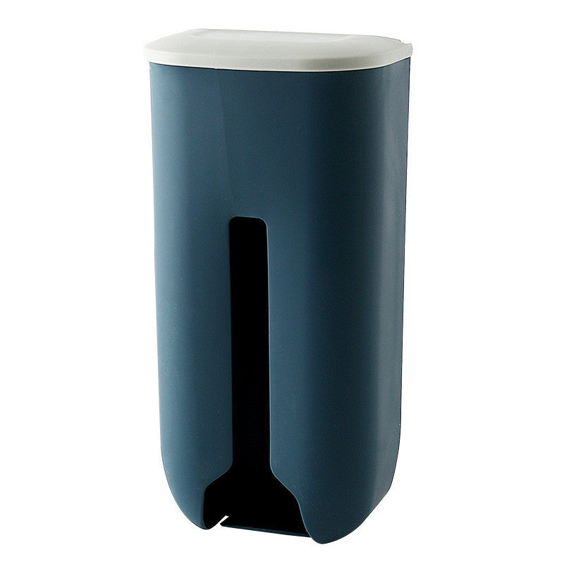 Wall-mounted Removable Kitchen Large-capacity Non-perforated Non-marking Plastic Bag Storage Box - KuzuSHOP