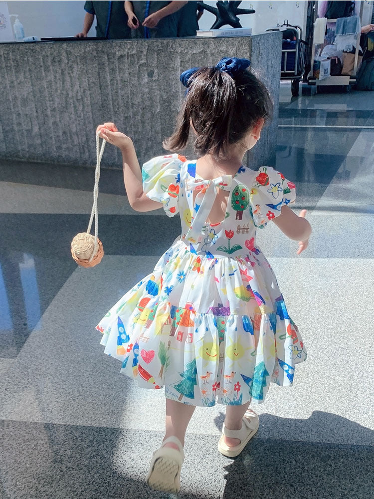 Girls summer  dress - KuzuSHOP