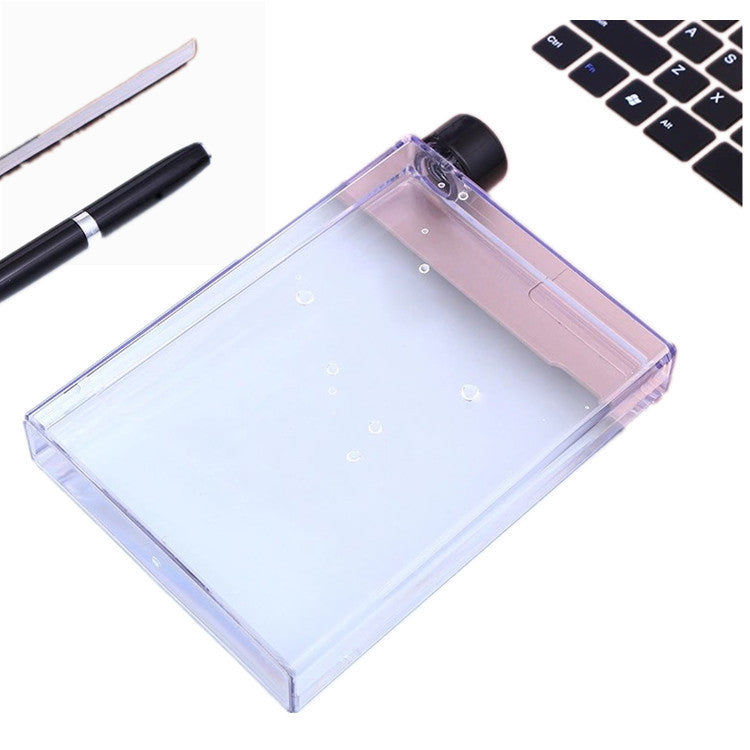 Fall-Proof And Leak-Proof Flat Sports Bottle Plastic Water Bottle - KuzuSHOP
