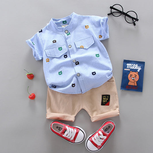 Summer Korean Style 1-4 Years Old Infant Children's Suit - KuzuSHOP