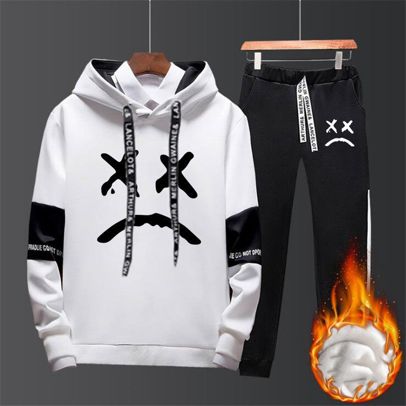 Couple plus fleece sweater suit - KuzuSHOP