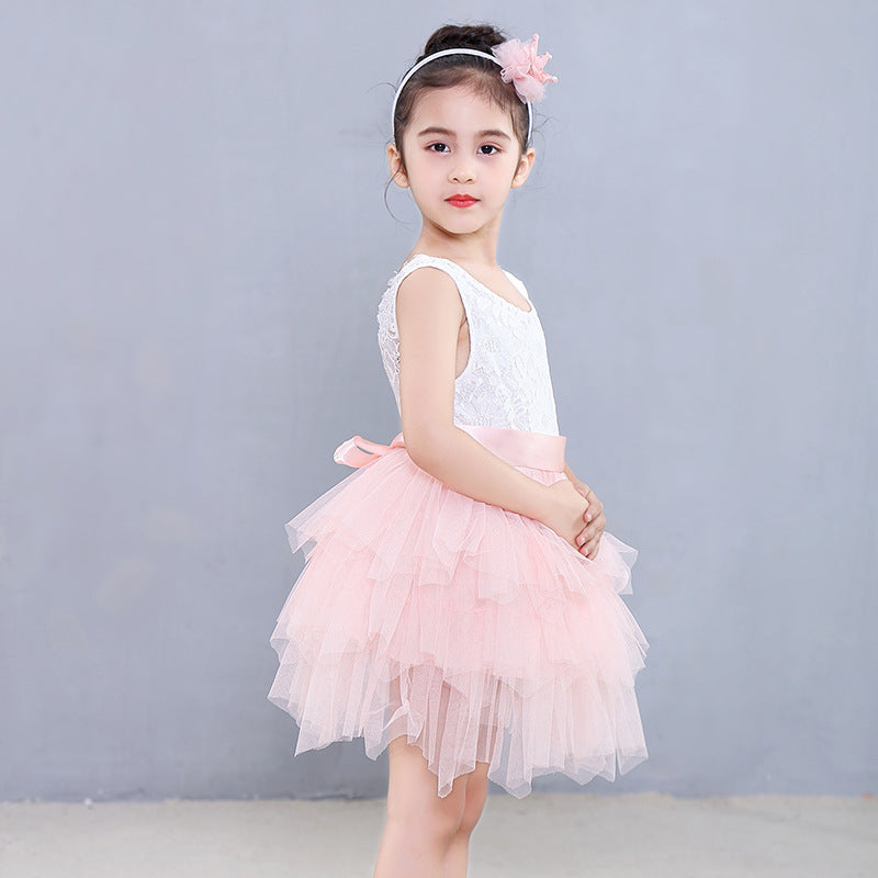 Korean version of the girl princess dress tutu skirt children's dress Children's Day costumes - KuzuSHOP