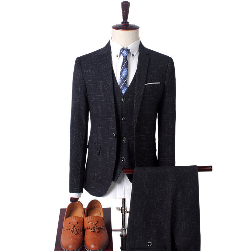 Wedding groomsmen wedding suit men's suit - KuzuSHOP