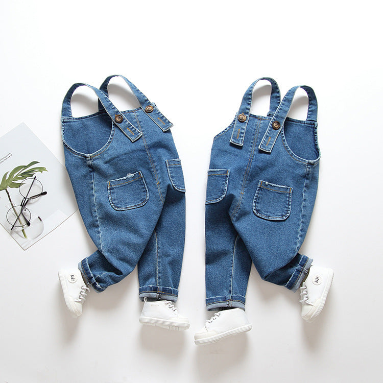 Children's denim overalls - KuzuSHOP