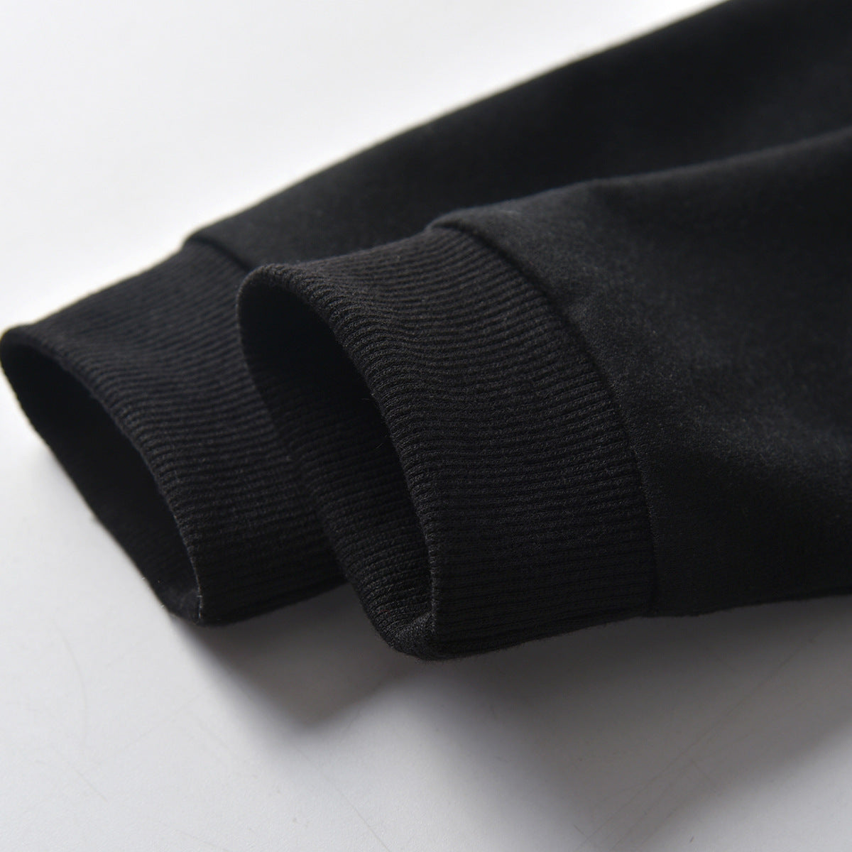 Girls Flower Pattern Black Long-Sleeved T-shirt Sweatshirt - KuzuSHOP