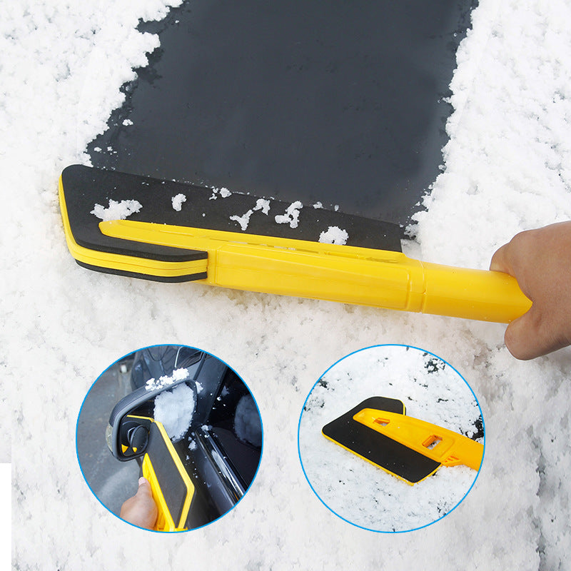 New Style Car EVA Snow Shovel Multifunctional Snow Shovel Long Rod Deicing Ice Sweep Tool Snow Removal Brush For Winter - KuzuSHOP