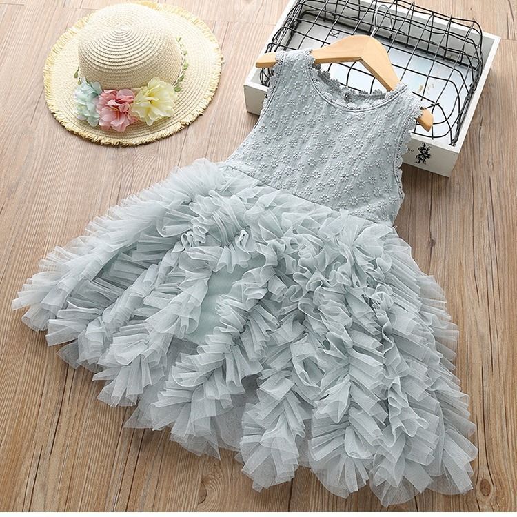 Autumn And Winter Explosions Hollow Children's Skirt Lace Long-sleeved Girls White Princess Dress Irregular Dress - KuzuSHOP