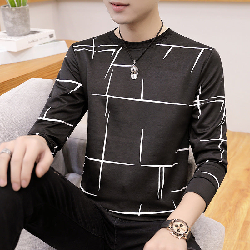 Spring and autumn color matching bottoming shirt - KuzuSHOP
