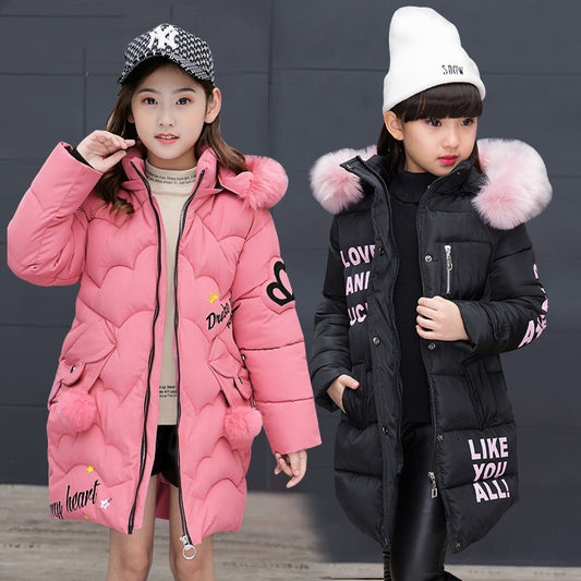 Girls' cotton-padded jackets - KuzuSHOP
