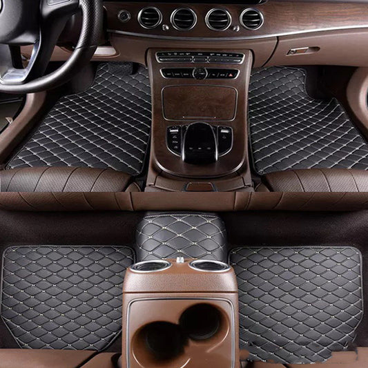 Universal Right Rudder Foot Pad Leather Quilted Embroidered Full Surround - KuzuSHOP