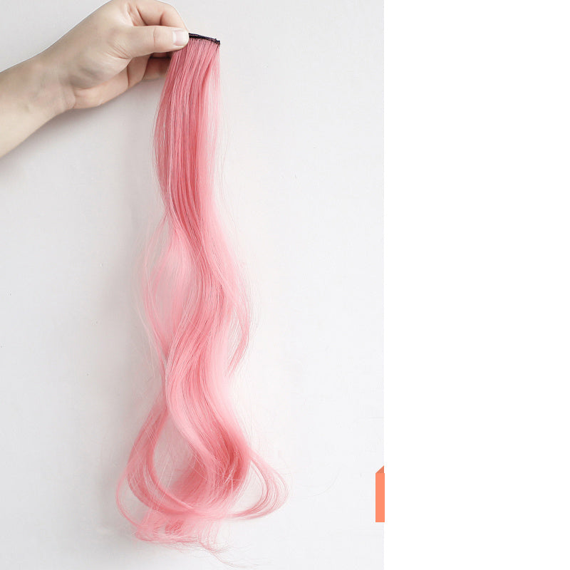 Curly Hair Hanging Ears, Hair Extension, Highlighting, Long Hair, Popular Color Wig - KuzuSHOP