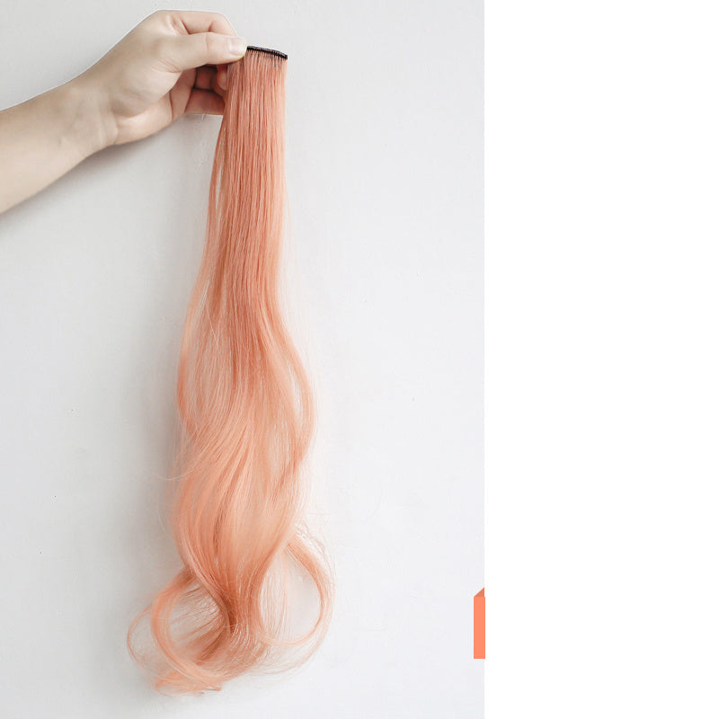 Curly Hair Hanging Ears, Hair Extension, Highlighting, Long Hair, Popular Color Wig - KuzuSHOP