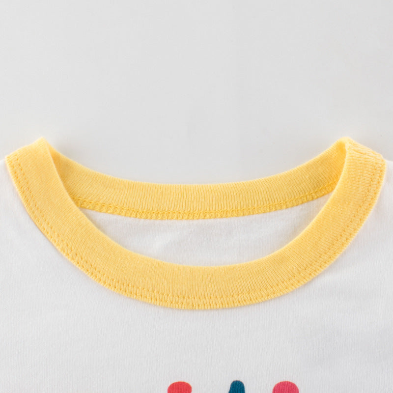 Short Sleeve T Shirt Cartoon Baby Clothes - KuzuSHOP