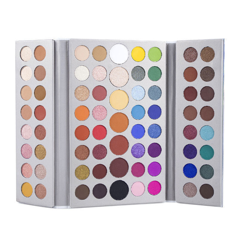 Dual-Purpose Makeup Palette For Matte Eyes And Face - KuzuSHOP