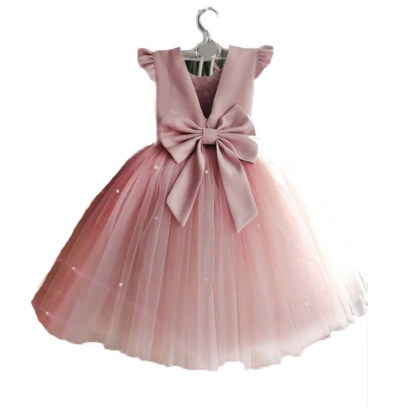 European And American Birthday Flower Girl Princess Dress Flower Girl Dress Girl long - KuzuSHOP
