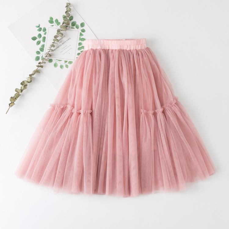 Girls All-match Net Yarn Princess Fluffy Skirt
