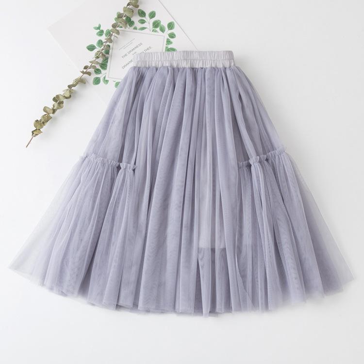 Girls All-match Net Yarn Princess Fluffy Skirt