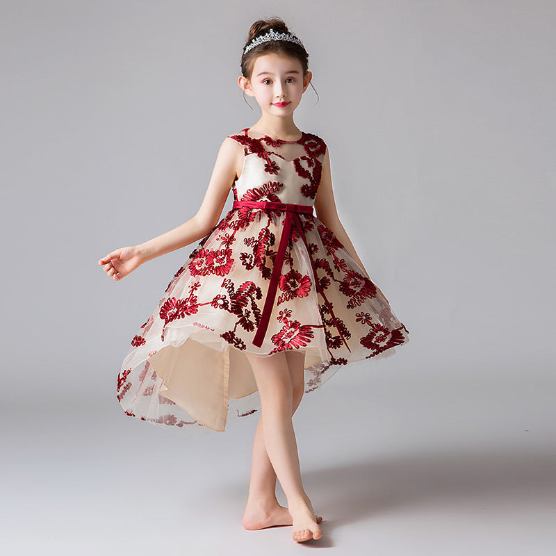 Girls Princess Dress Flower Girl Wedding Dress - KuzuSHOP