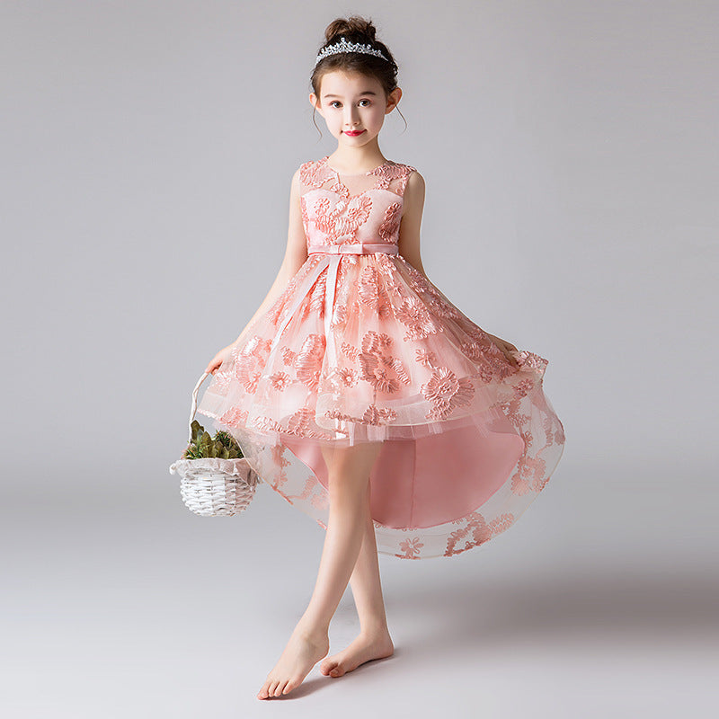 Girls Princess Dress Flower Girl Wedding Dress - KuzuSHOP