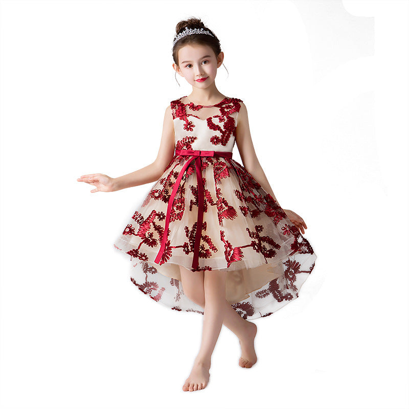 Girls Princess Dress Flower Girl Wedding Dress - KuzuSHOP