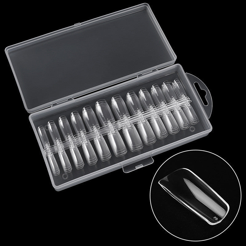 Nail Art Ultra-thin Seamless Box Sheet French Fake Nails
