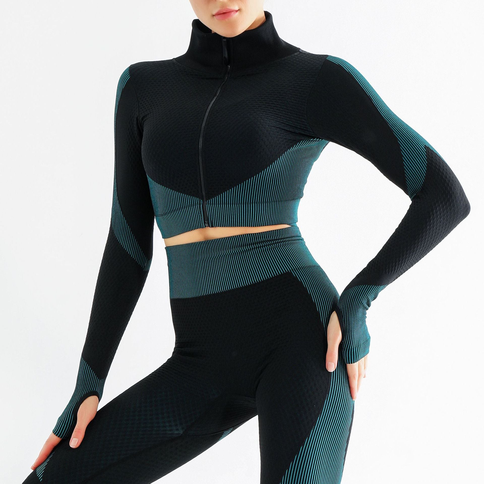 Yoga sets female sport gym suit - KuzuSHOP