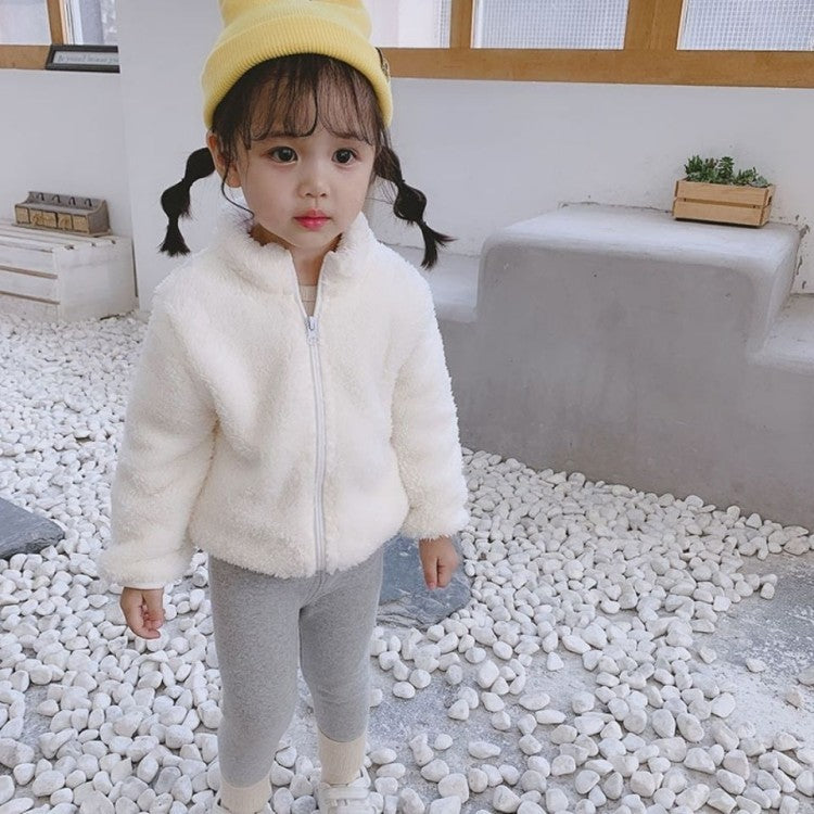 Girls' Jackets, Autumn And Winter New Children's Clothing, Children's Plush Outerwear - KuzuSHOP