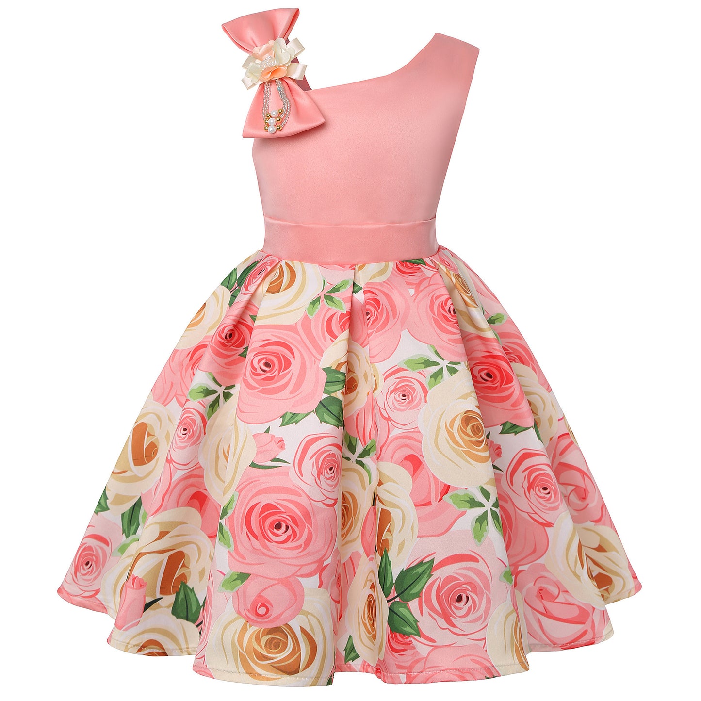 Girls' Dresses Girls' Princess Dresses Digital Print Children's Dresses - KuzuSHOP