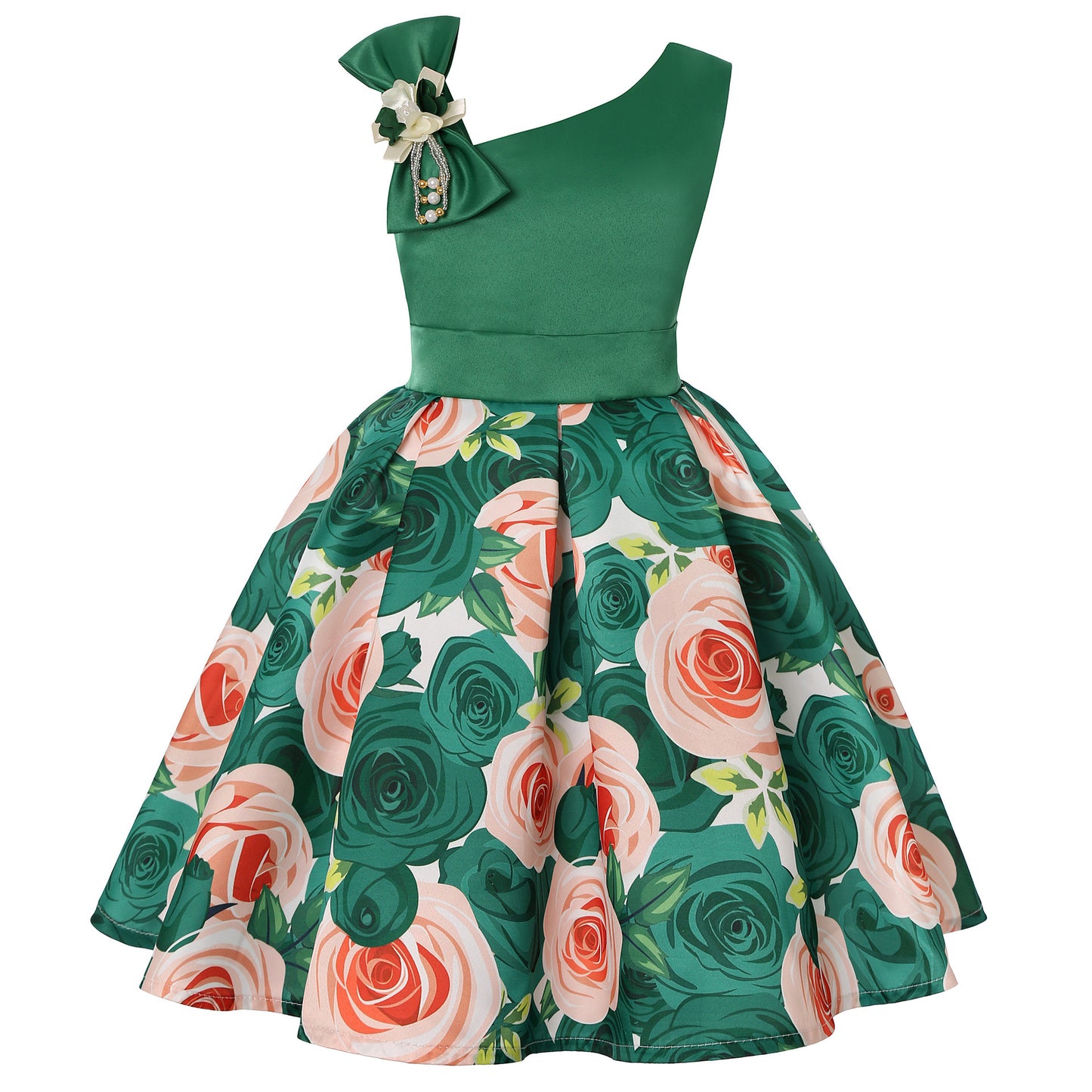 Girls' Dresses Girls' Princess Dresses Digital Print Children's Dresses - KuzuSHOP
