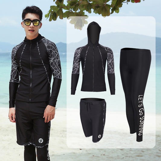 Long-sleeved Trousers Jellyfish Suit Snorkeling Surfing Swimsuit Suit - KuzuSHOP
