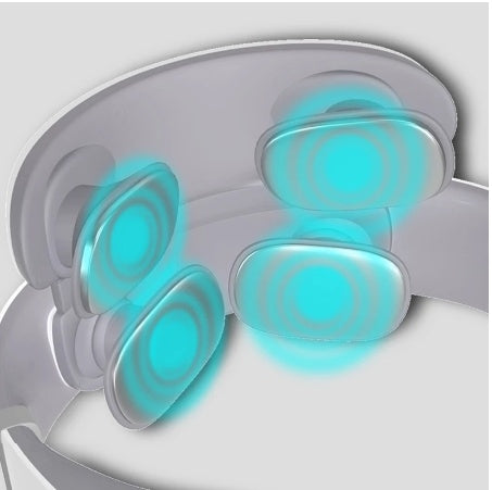 Wireless Electronic Neck Massager 4D Shiatsu Cervical Massager Stiff Neck Massage Health Care Therapy Pulse Pain Relief - KuzuSHOP
