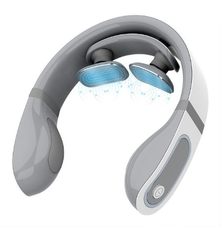 Wireless Electronic Neck Massager 4D Shiatsu Cervical Massager Stiff Neck Massage Health Care Therapy Pulse Pain Relief - KuzuSHOP