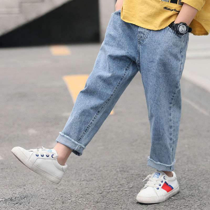 Children's Wear Boys Denim Pants Trend New Spring Fashion - KuzuSHOP