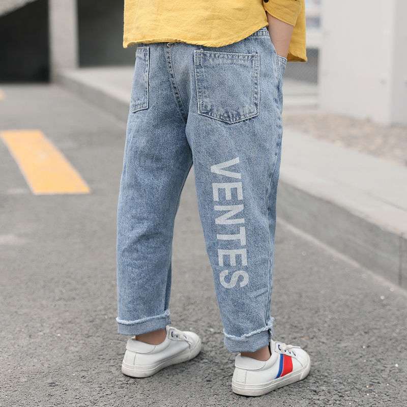 Children's Wear Boys Denim Pants Trend New Spring Fashion - KuzuSHOP