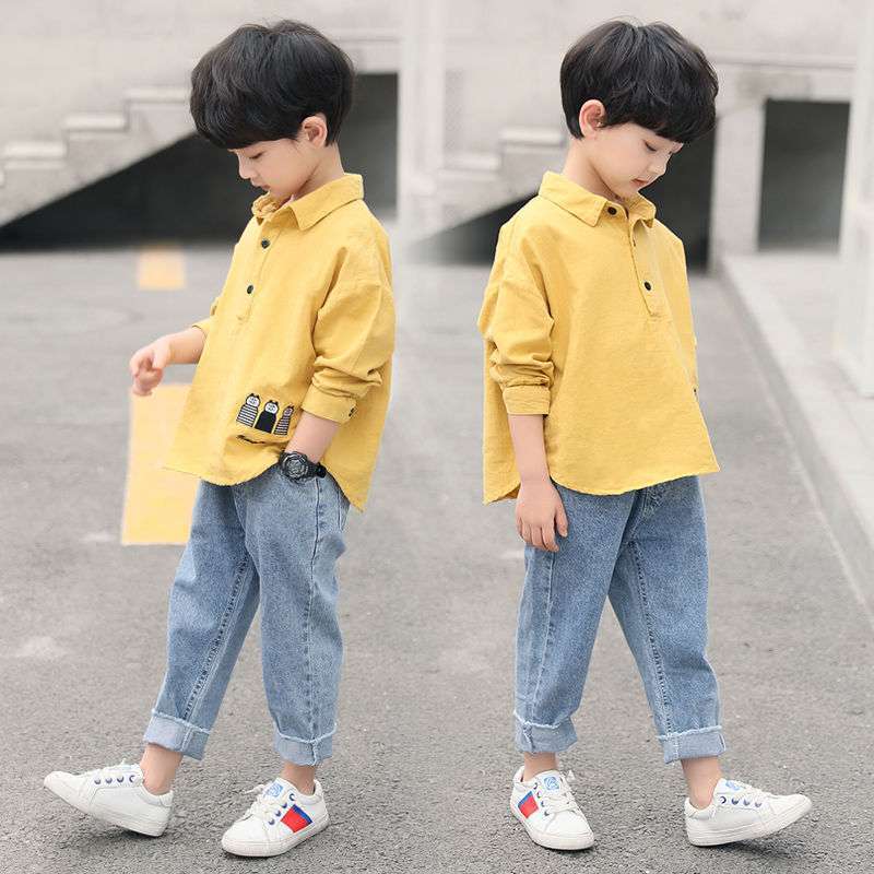 Children's Wear Boys Denim Pants Trend New Spring Fashion - KuzuSHOP