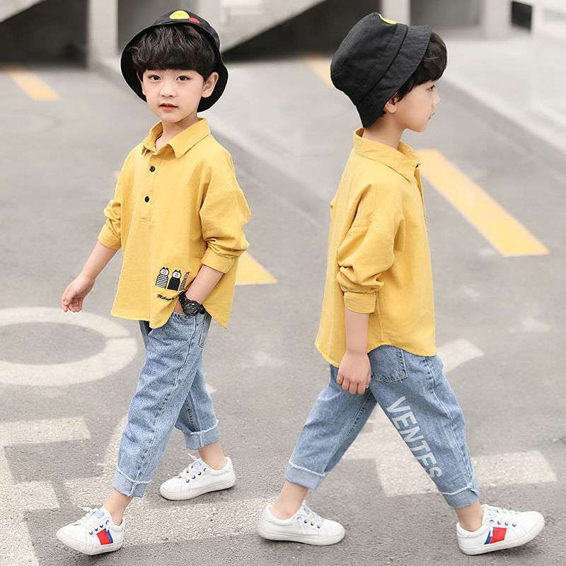 Children's Wear Boys Denim Pants Trend New Spring Fashion - KuzuSHOP