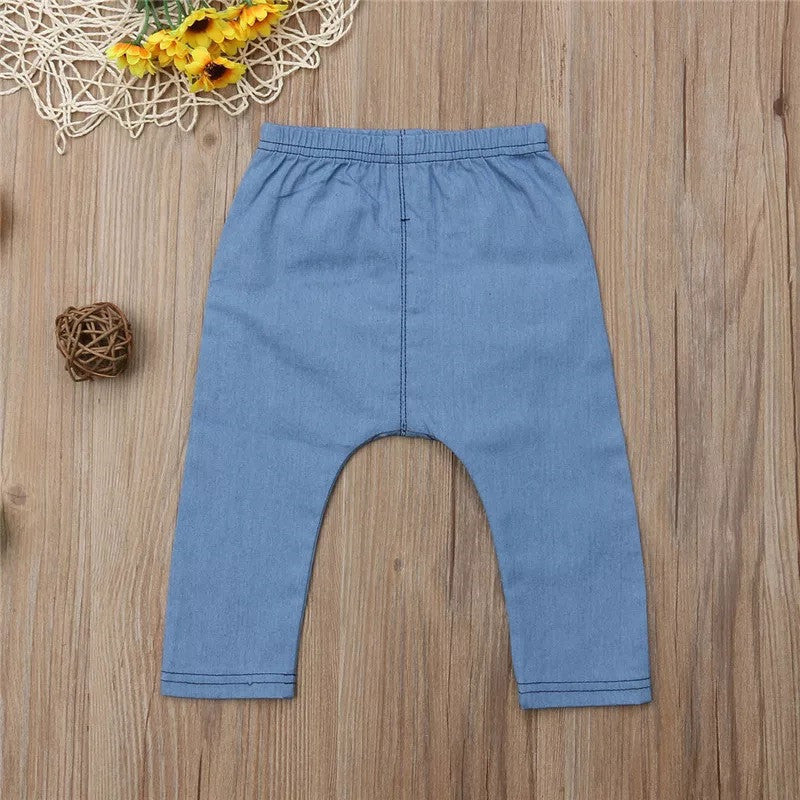 Baby Pants Fashion Baby Boy Girl Denim Pants - KuzuSHOP