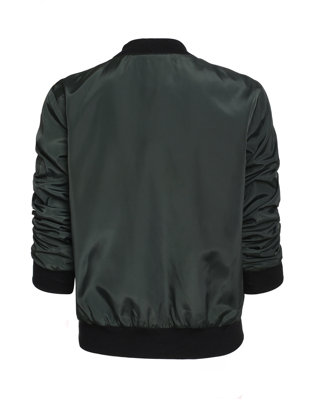 Solid Color Short Fashion Zip Jacket - KuzuSHOP