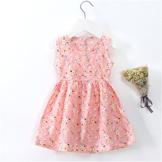 8 Style Baby Girls Dress Summer Cute Cartoon Baby Princess Birthday Party Knitted Dresses Toddler Costume Infant Kids Clothes - KuzuSHOP
