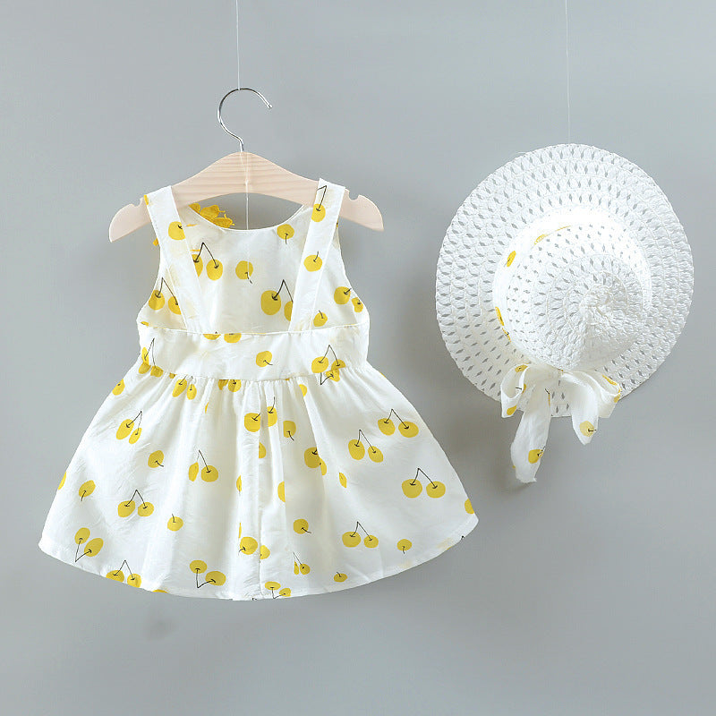 Girls Baby Cherry Dress - KuzuSHOP