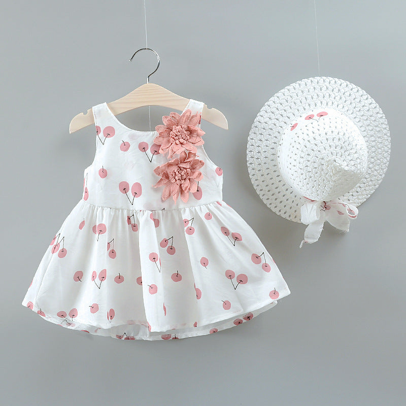 Girls Baby Cherry Dress - KuzuSHOP