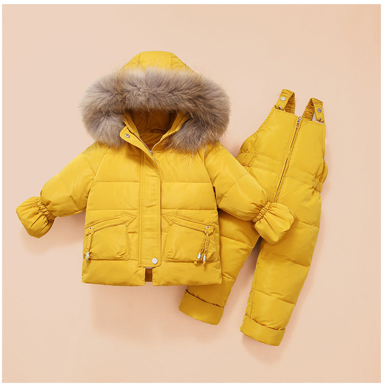 Children'S Down Jackets, Baby Down Suits, Two-Piece Winter Suits For Boys And Girls - KuzuSHOP