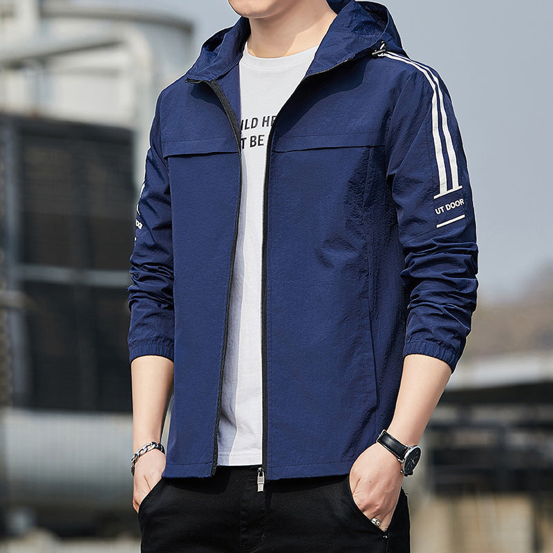 Thin And Breathable Men's Sun Protection Jacket - KuzuSHOP