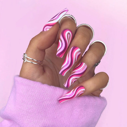 Detachable Artistic Wearable Finished Fake Nails - KuzuSHOP